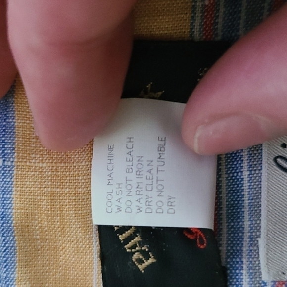 Paul & Shark Yellow & Blue Striped Button-Up Shirt - Picture 8 of 8